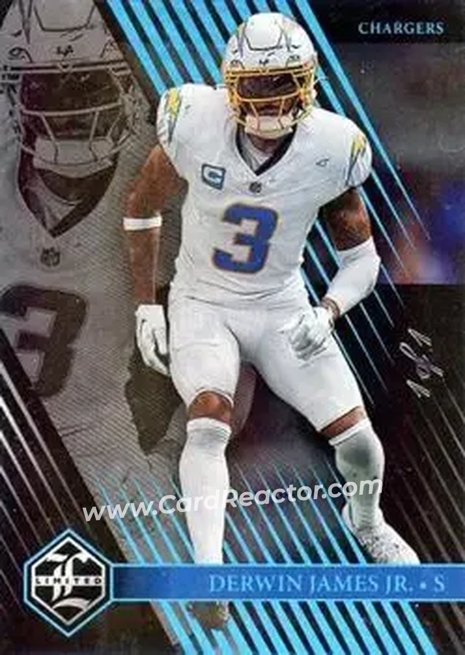 2023 Panini Limited - Sapphire Spotlight #59 - Derwin James Jr. - Los Angeles Chargers - Front
