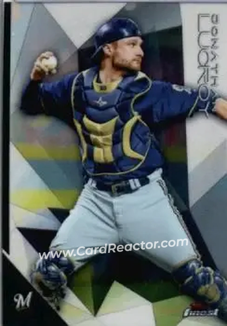 2015 Finest #6 - Jonathan Lucroy - Milwaukee Brewers - Front 2015 Finest #6 - Jonathan Lucroy - Milwaukee Brewers - Front