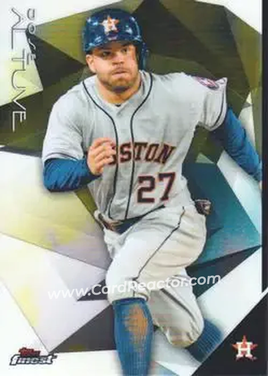 2015 Finest #27 - Jose Altuve - Houston Astros - Front 2015 Finest #27 - Jose Altuve - Houston Astros - Front