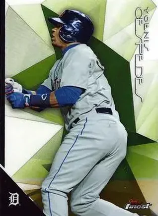 2015 Finest #34 - Yoenis Cespedes - Detroit Tigers