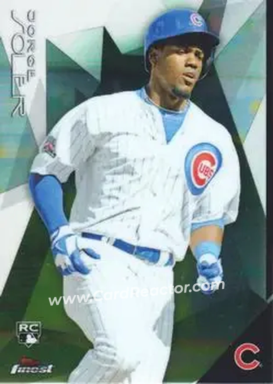 2015 Finest #37 - Jorge Soler - Chicago Cubs - Front 2015 Finest #37 - Jorge Soler - Chicago Cubs - Front