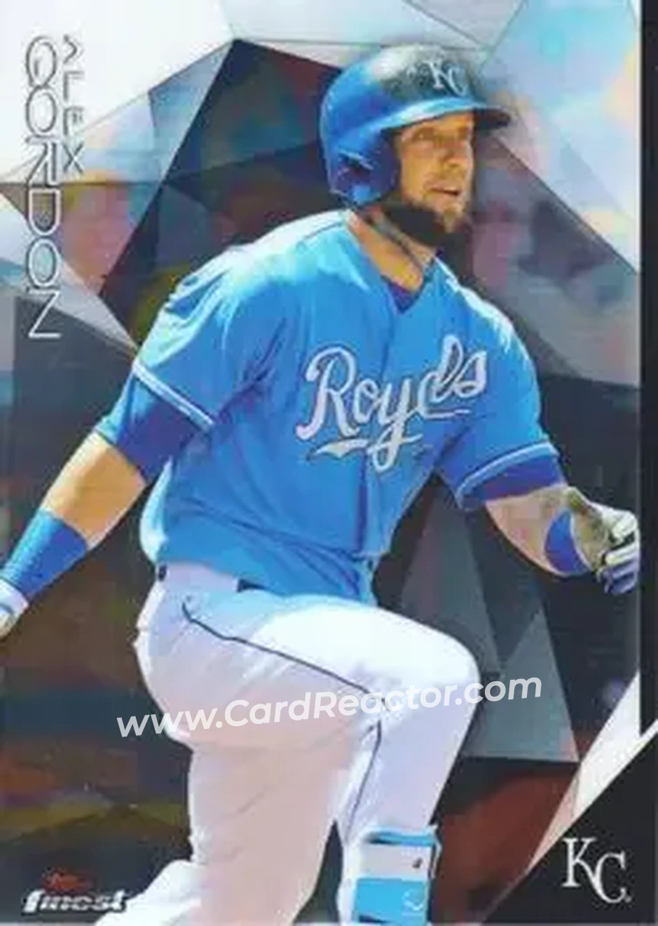 2015 Finest #40 - Alex Gordon - Kansas City Royals - Front 2015 Finest #40 - Alex Gordon - Kansas City Royals - Front