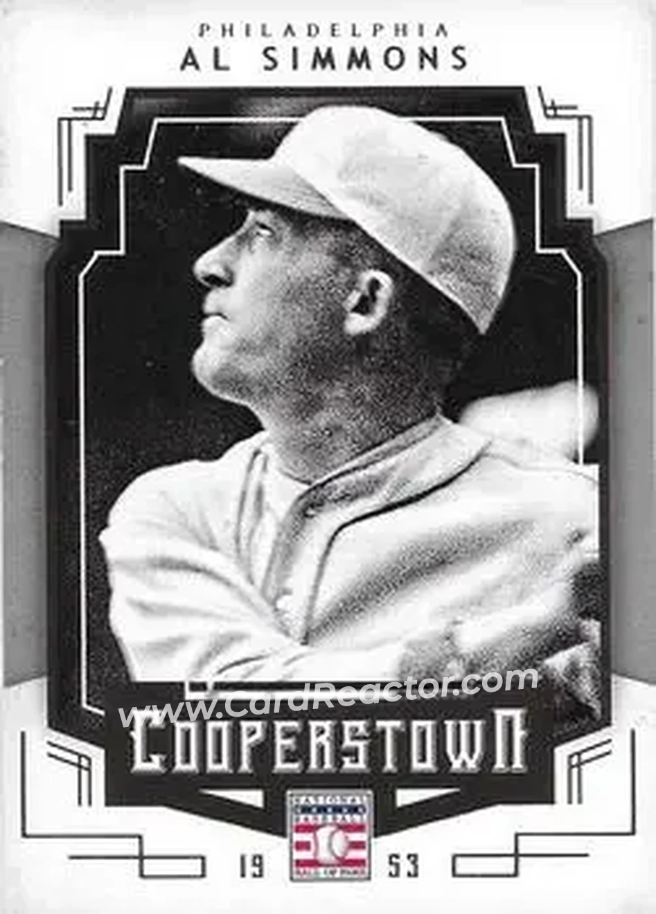 2015 Panini Cooperstown #2 - Al Simmons - Philadelphia Athletics - Front