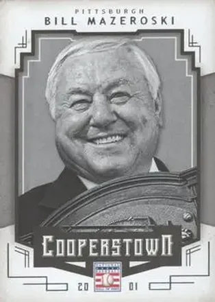 2015 Panini Cooperstown #9 - Bill Mazeroski - Pittsburgh Pirates