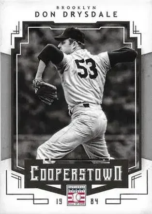 2015 Panini Cooperstown #25 - Don Drysdale - Brooklyn Dodgers