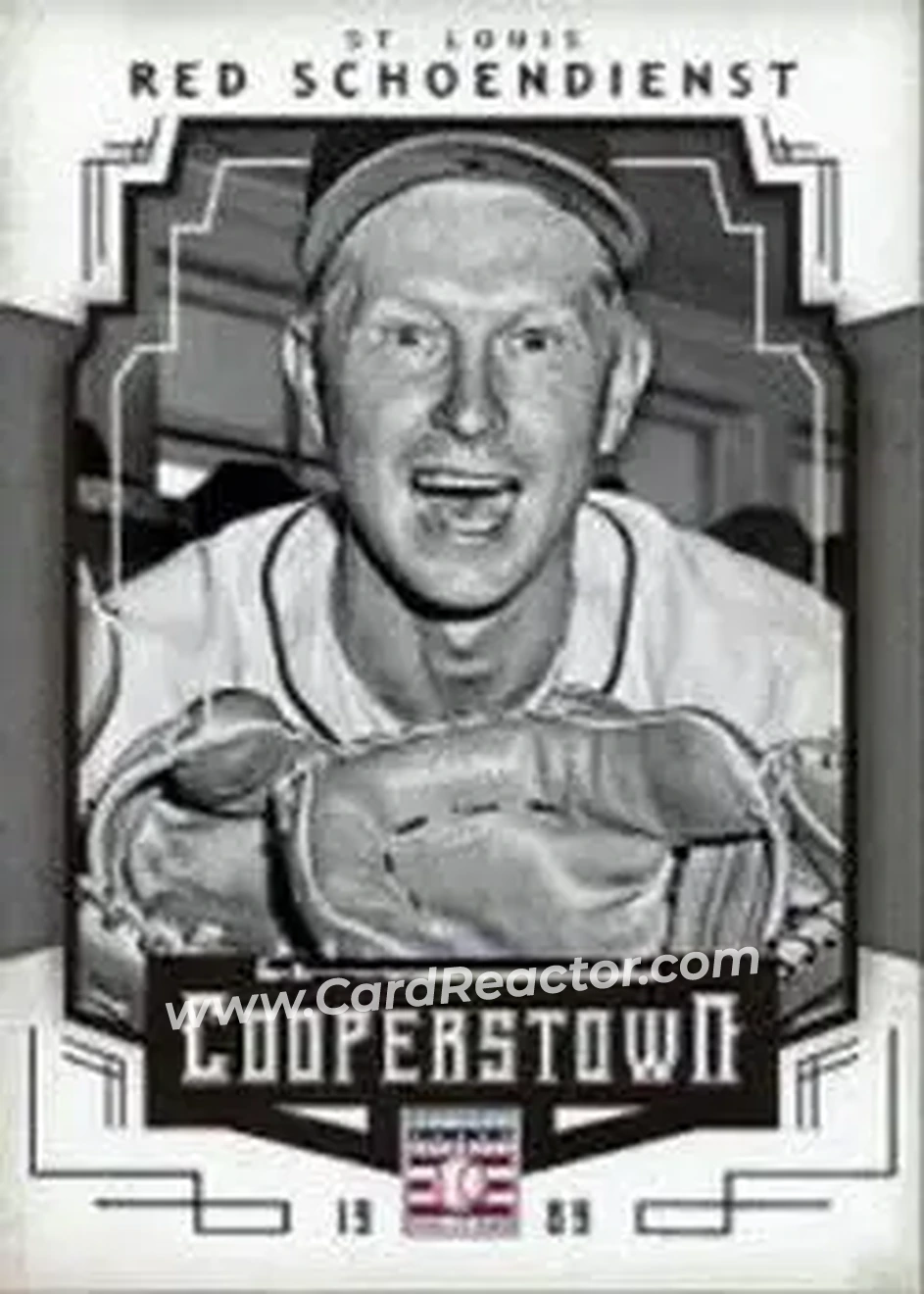 2015 Panini Cooperstown #77 - Al Schoendienst - St. Louis Cardinals - Front