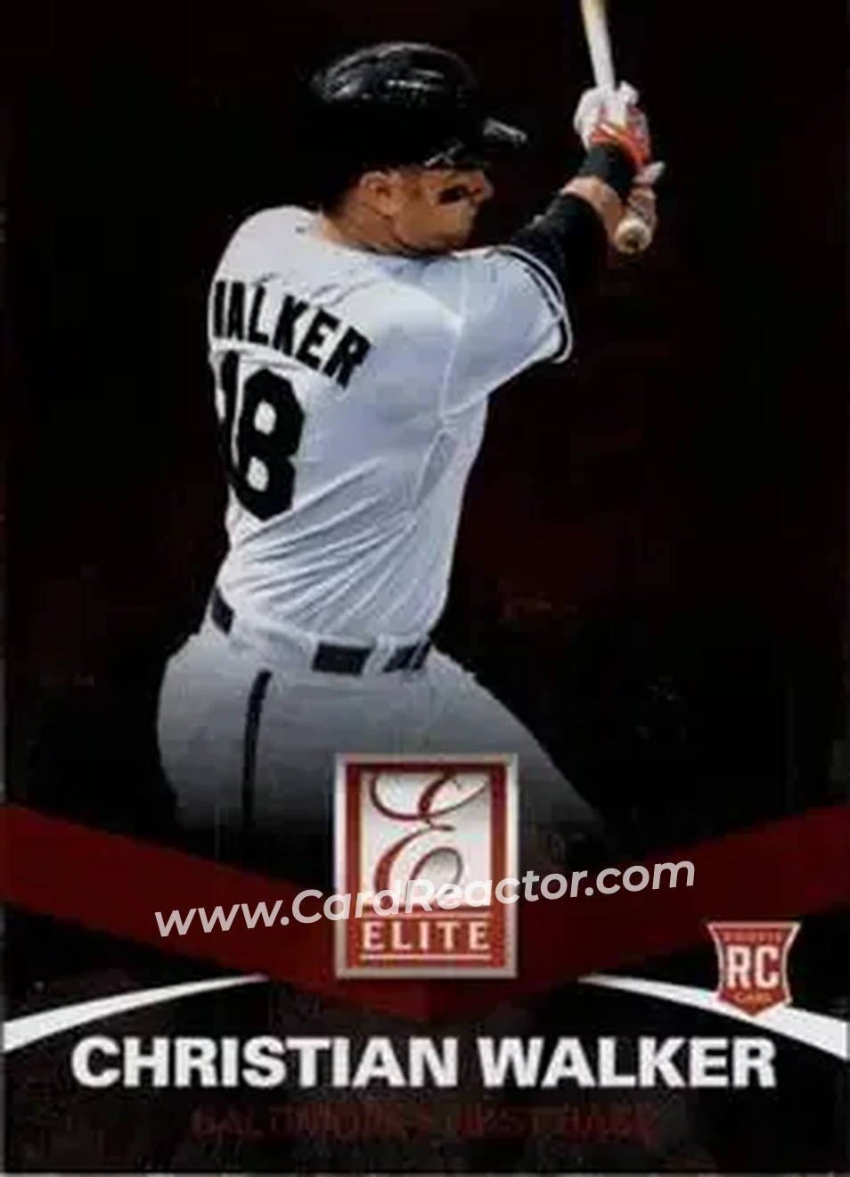 2015 Panini Elite #1 - Christian Walker - Baltimore Orioles - Front
