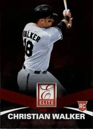 2015 Panini Elite #1 - Christian Walker - Baltimore Orioles