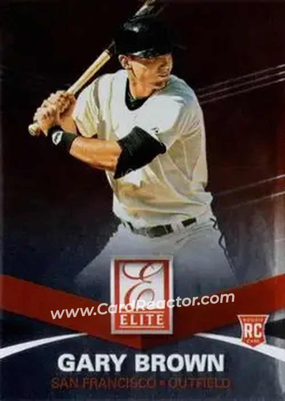 2015 Panini Elite #9 - Gary Brown - San Francisco Giants - Front