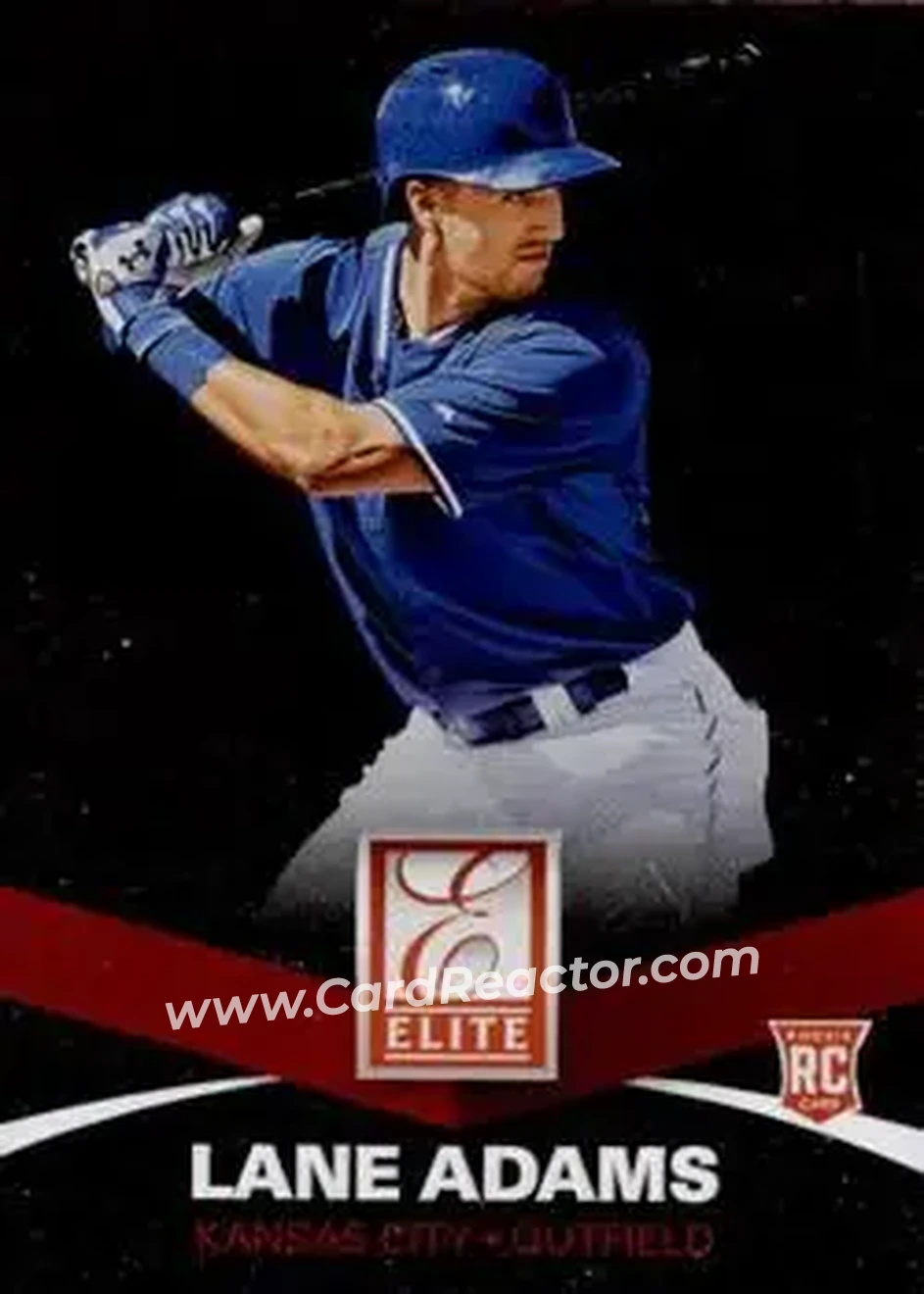2015 Panini Elite #14 - Lane Adams - Kansas City Royals