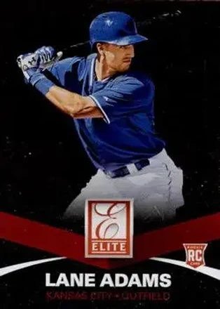 2015 Panini Elite #14 - Lane Adams - Kansas City Royals