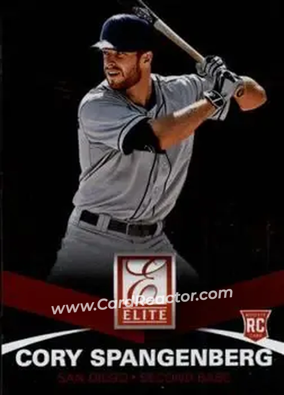 2015 Panini Elite #17 - Cory Spangenberg - San Diego Padres - Front