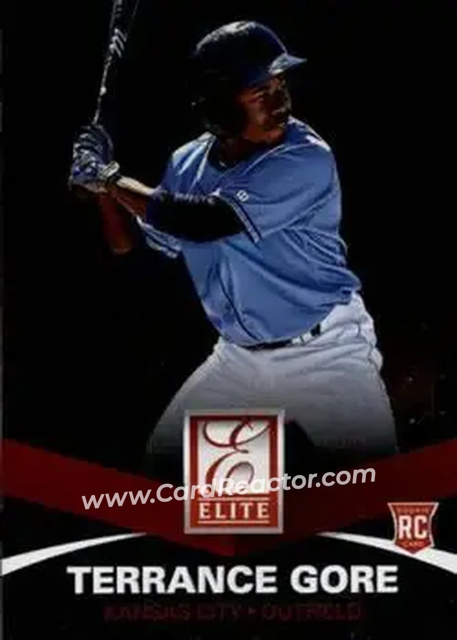 2015 Panini Elite #19 - Terrance Gore - Kansas City Royals - Front