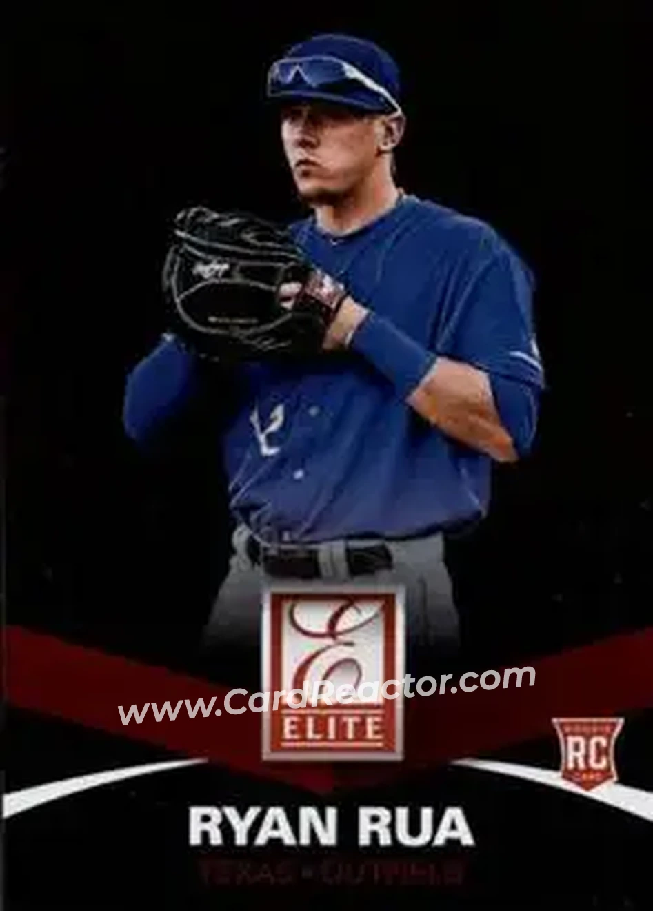 2015 Panini Elite #20 - Ryan Rua - Texas Rangers - Front