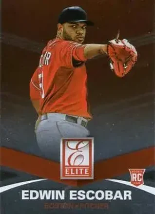2015 Panini Elite #22 - Edwin Escobar - Boston Red Sox