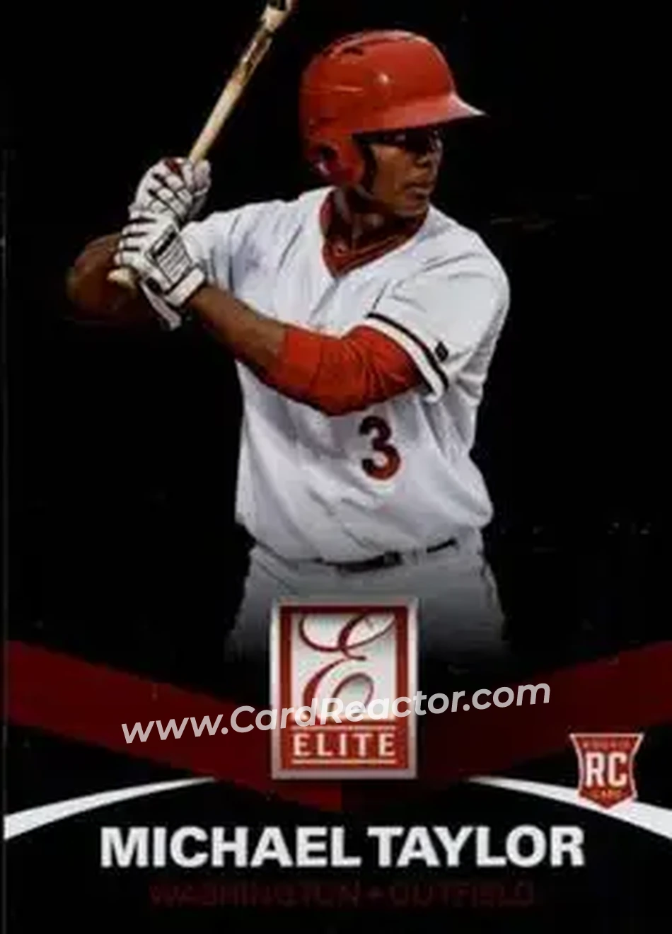 2015 Panini Elite #26 - Michael Taylor - Washington Nationals - Front