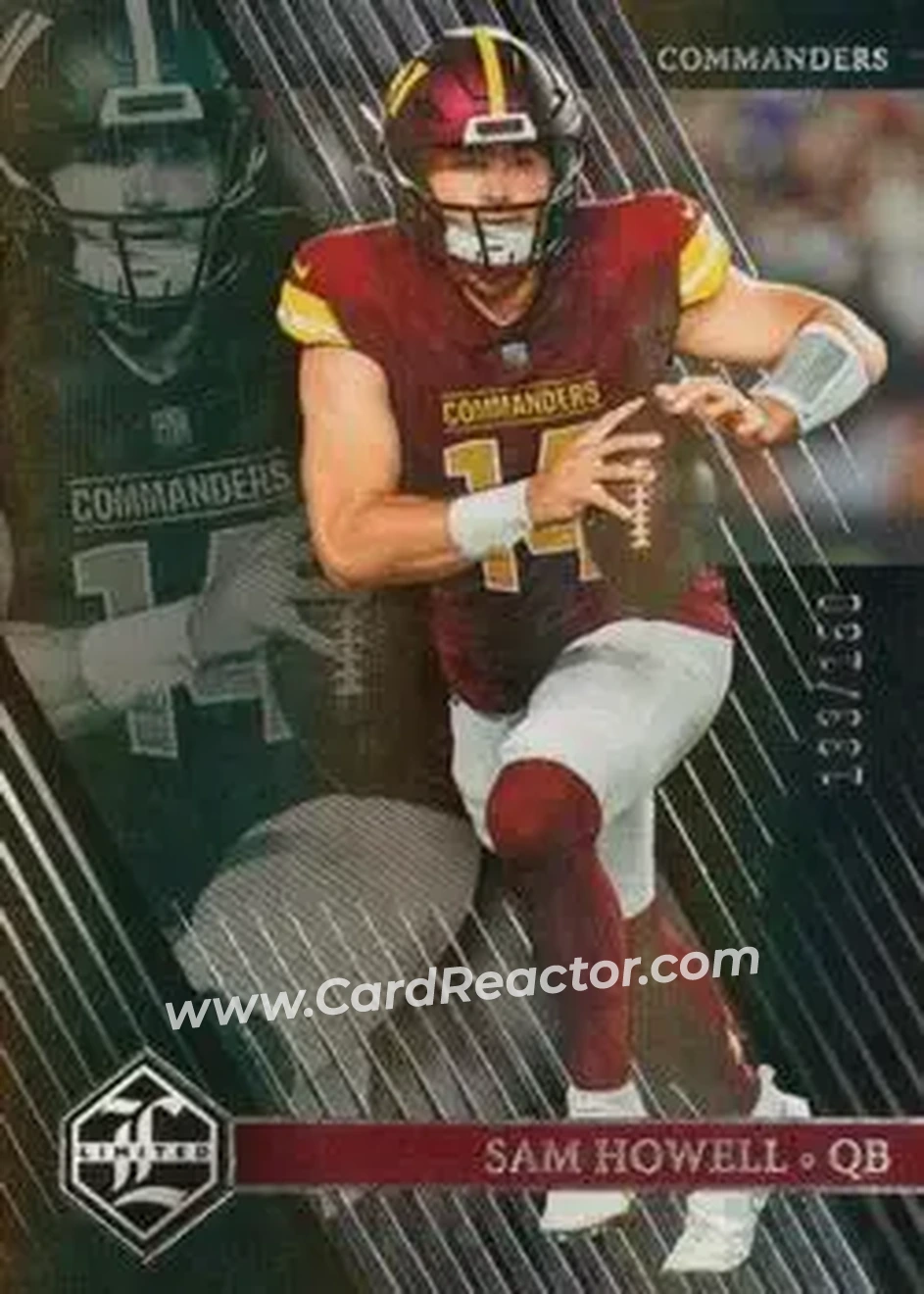 2023 Panini Limited - Silver Spotlight #99 - Sam Howell - Washington Commanders - Front