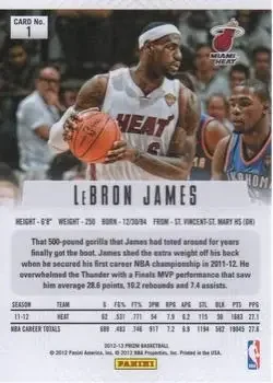 Back of LeBron James