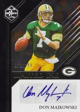 2023 Panini Limited - Limited Ink #LI-DM - Don Majkowski - Green Bay Packers