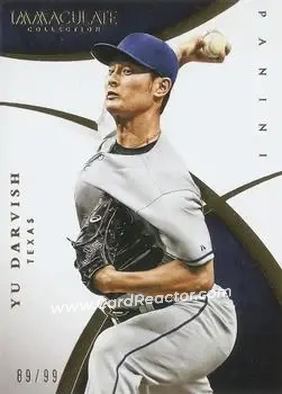 2015 Panini Immaculate Collection #24 - Yu Darvish - Texas Rangers - Front