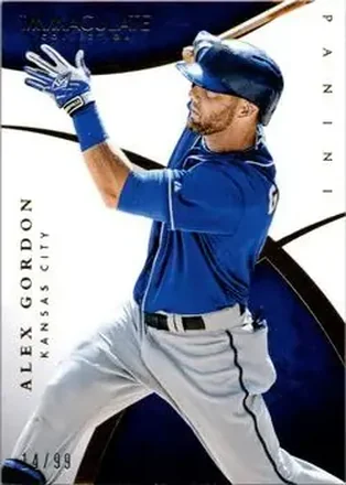 2015 Panini Immaculate Collection #29 - Alex Gordon - Kansas City Royals