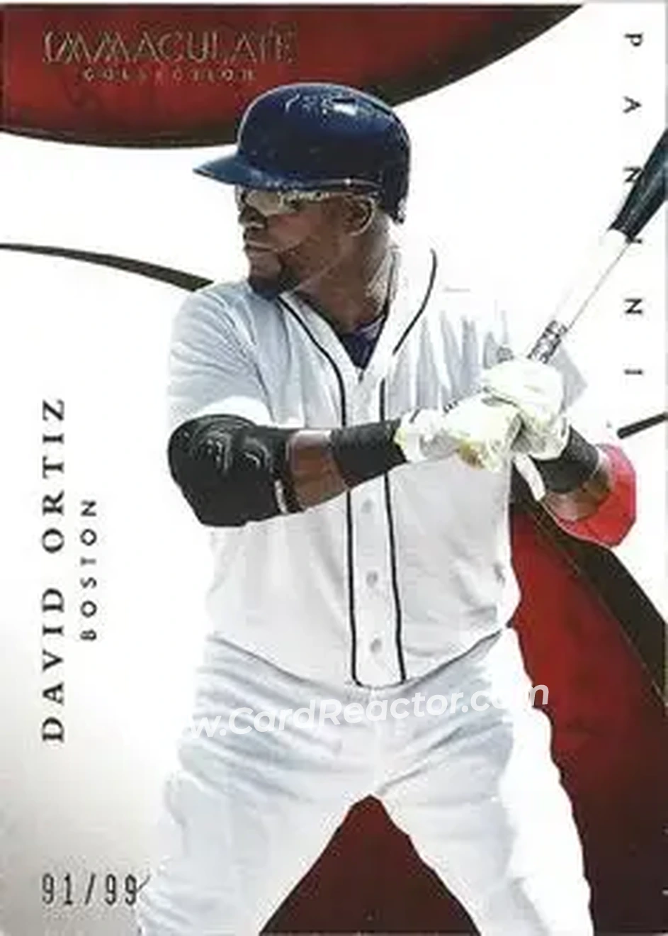 2015 Panini Immaculate Collection #30 - David Ortiz - Boston Red Sox - Front 2015 Panini Immaculate Collection #30 - David Ortiz - Boston Red Sox - Front