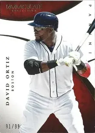 2015 Panini Immaculate Collection #30 - David Ortiz - Boston Red Sox