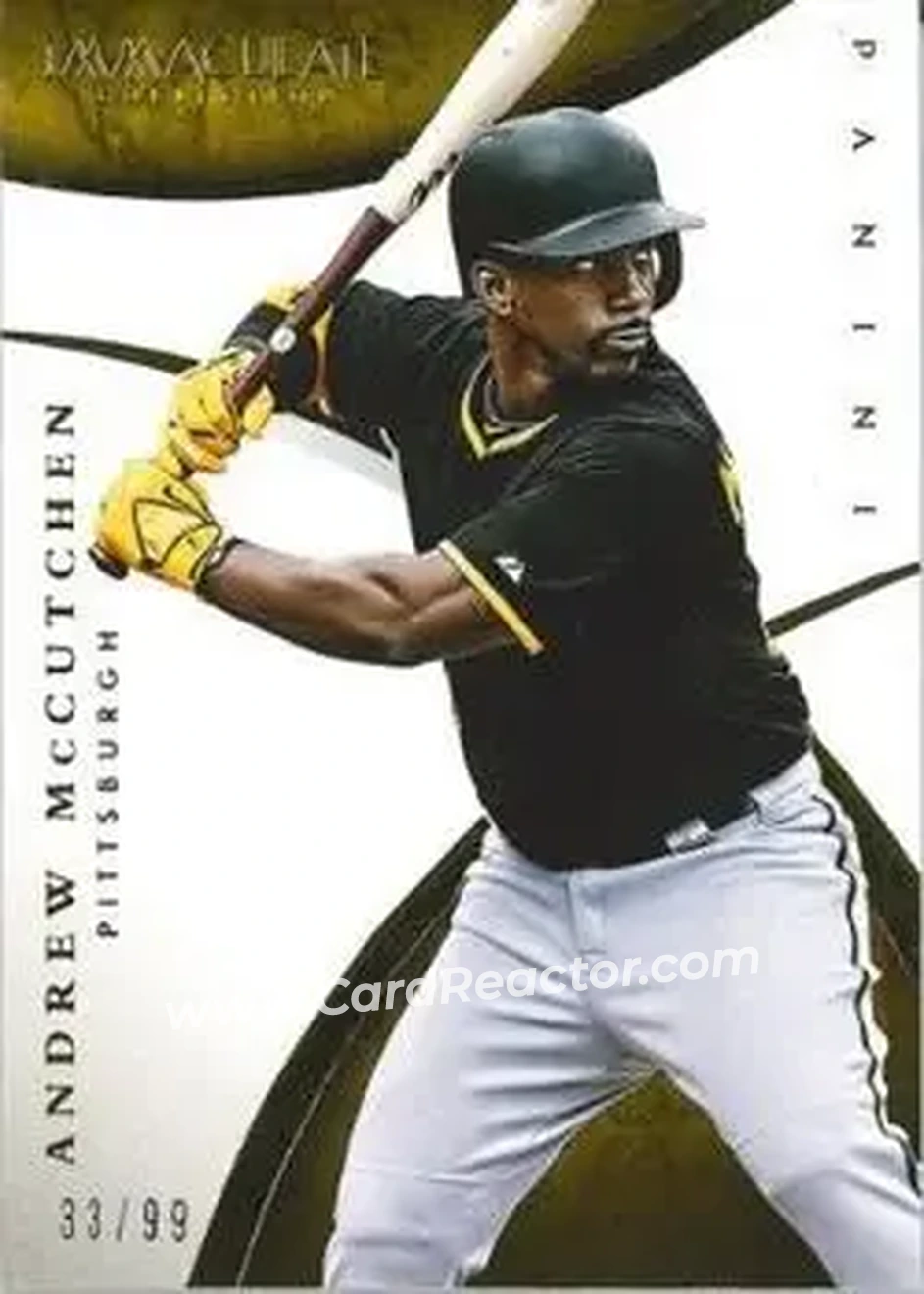 2015 Panini Immaculate Collection #37 - Andrew McCutchen - Pittsburgh Pirates - Front
