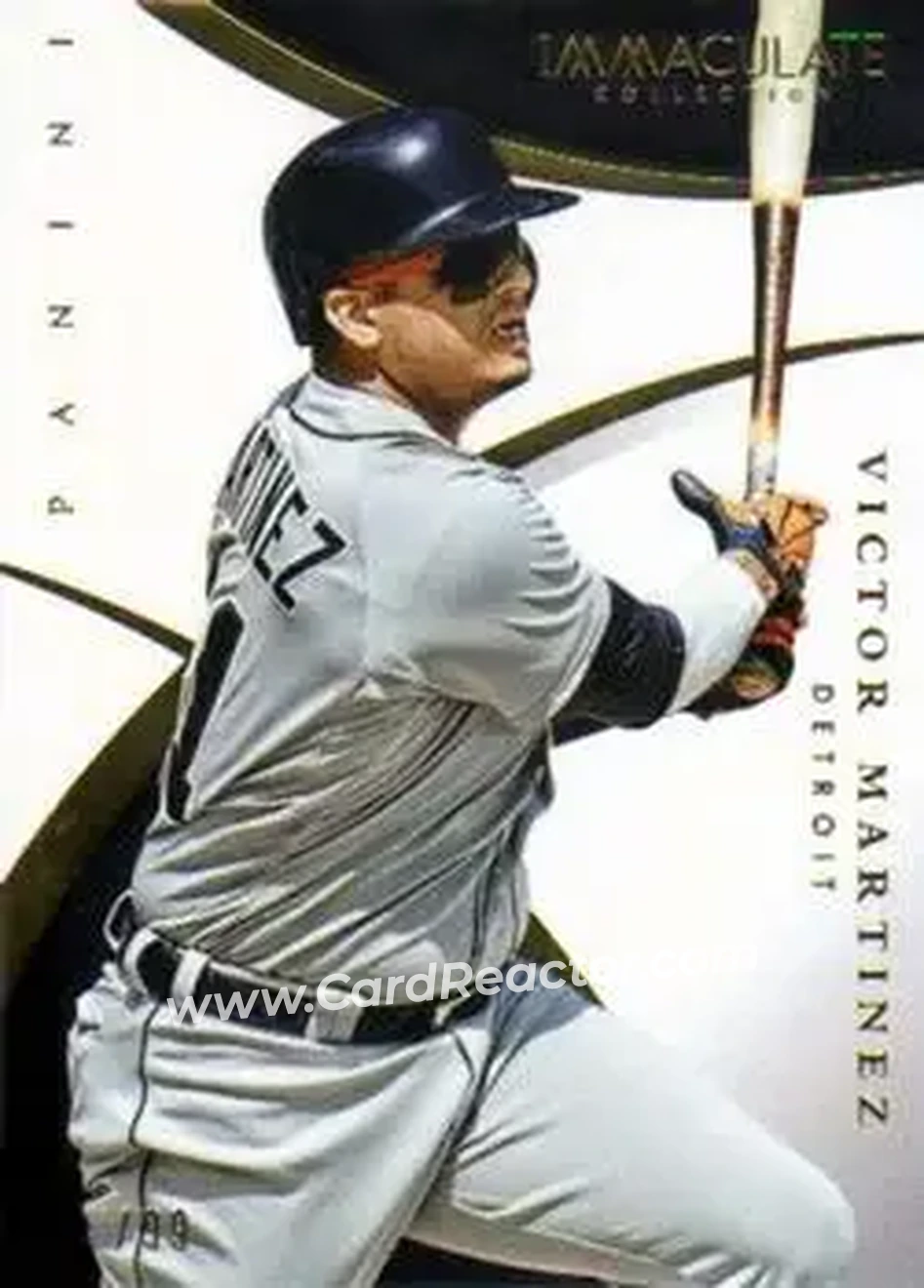 2015 Panini Immaculate Collection #58 - Victor Martinez - Detroit Tigers - Front