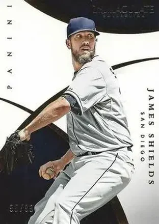 2015 Panini Immaculate Collection #66 - James Shields - San Diego Padres