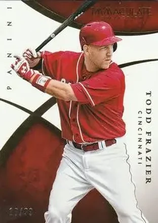 2015 Panini Immaculate Collection #74 - Todd Frazier - Cincinnati Reds