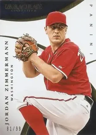 2015 Panini Immaculate Collection #76 - Jordan Zimmermann - Washington Nationals