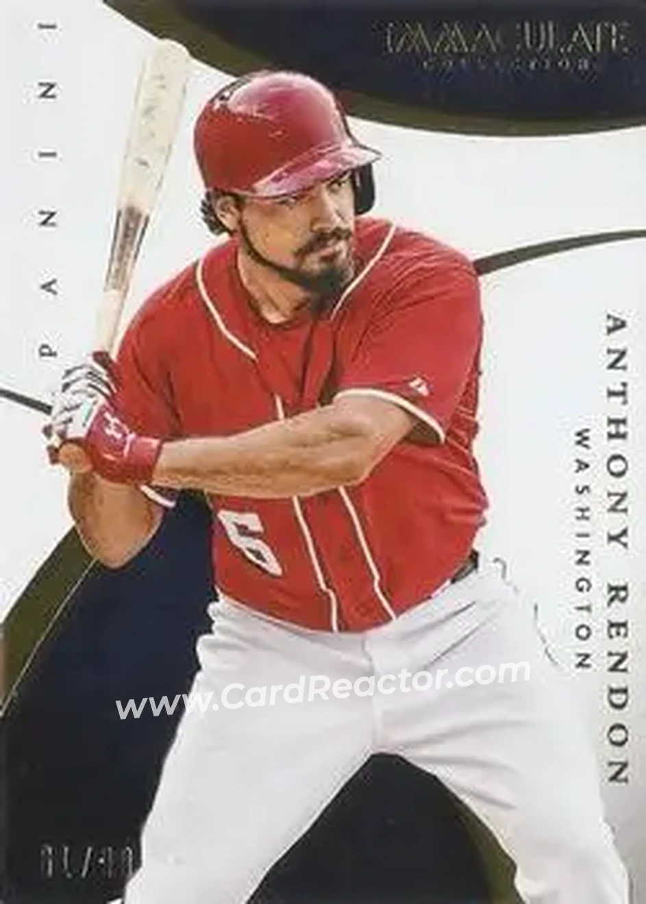 2015 Panini Immaculate Collection #80 - Anthony Rendon - Washington Nationals - Front