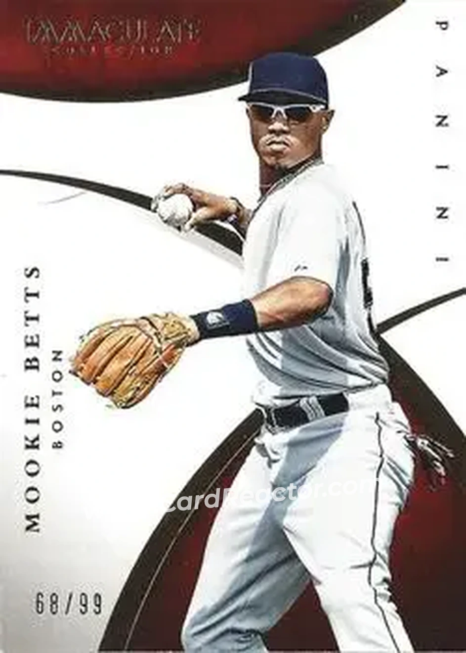 2015 Panini Immaculate Collection #87 - Mookie Betts - Boston Red Sox - Front 2015 Panini Immaculate Collection #87 - Mookie Betts - Boston Red Sox - Front