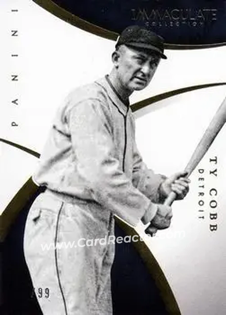 2015 Panini Immaculate Collection #97 - Ty Cobb - Detroit Tigers - Front 2015 Panini Immaculate Collection #97 - Ty Cobb - Detroit Tigers - Front