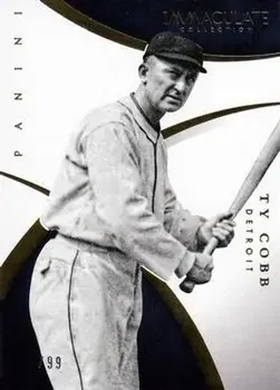 2015 Panini Immaculate Collection #97 - Ty Cobb - Detroit Tigers
