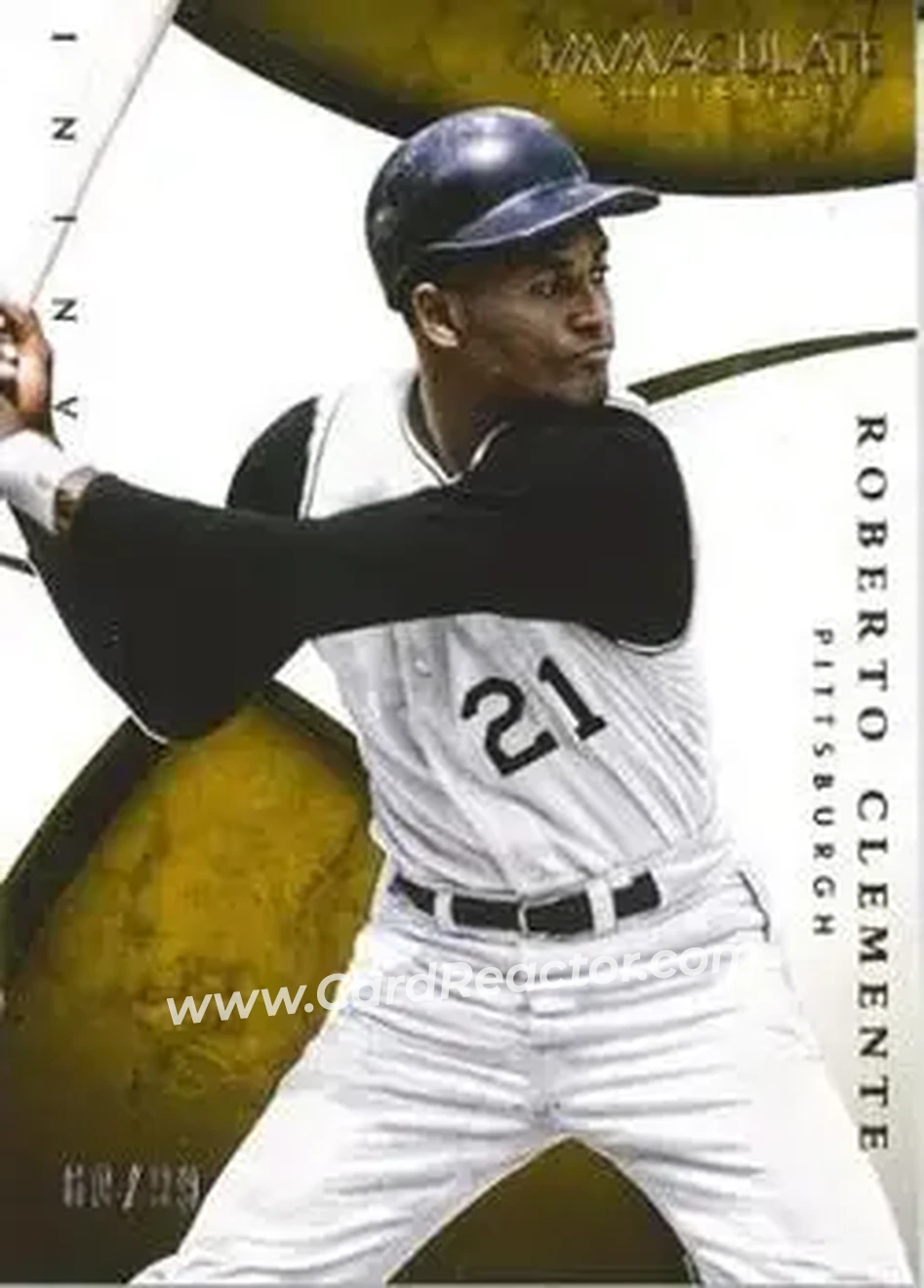 2015 Panini Immaculate Collection #99 - Bob Clemente - Pittsburgh Pirates - Front 2015 Panini Immaculate Collection #99 - Bob Clemente - Pittsburgh Pirates - Front