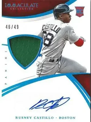 2015 Panini Immaculate Collection #102 - Rusney Castillo - Boston Red Sox