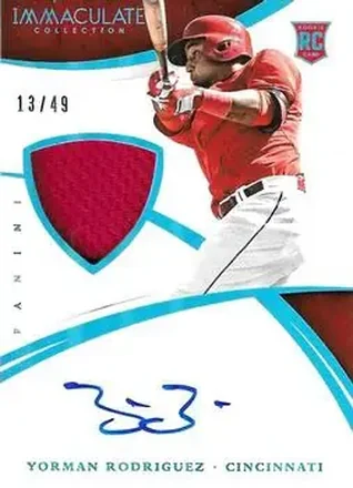 2015 Panini Immaculate Collection #108 - Yorman Rodriguez - Cincinnati Reds
