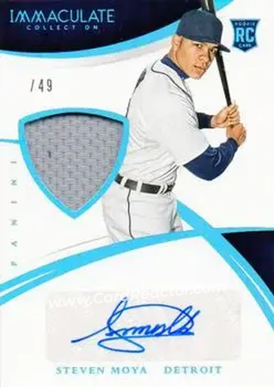 2015 Panini Immaculate Collection #116 - Steven Moya - Detroit Tigers - Front 2015 Panini Immaculate Collection #116 - Steven Moya - Detroit Tigers - Front