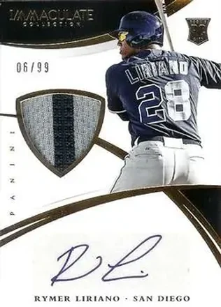 2015 Panini Immaculate Collection #127 - Rymer Liriano - San Diego Padres