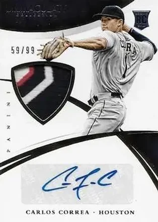 2015 Panini Immaculate Collection #130 - Carlos Correa - Houston Astros