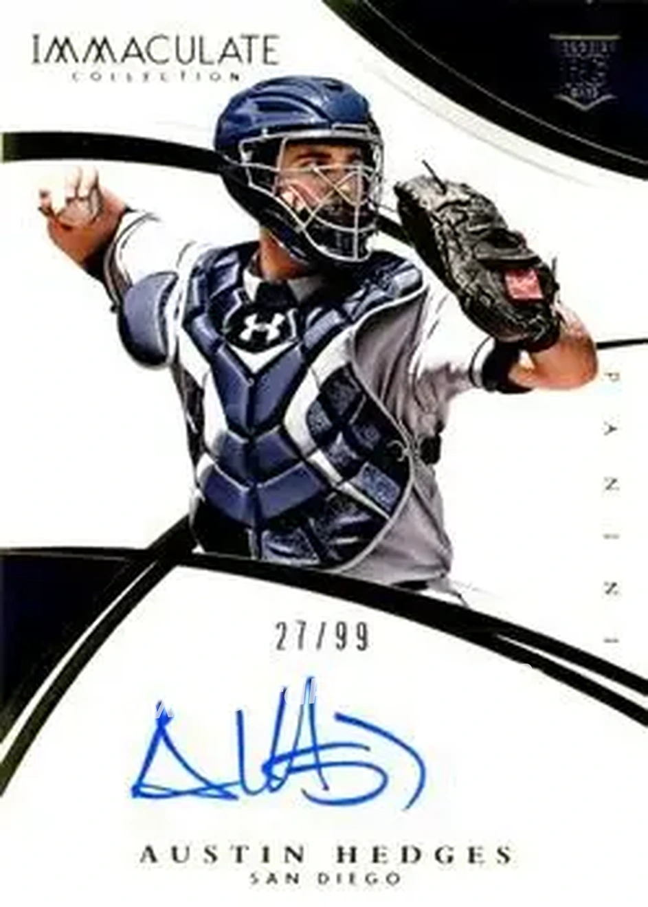 2015 Panini Immaculate Collection #152 - Austin Hedges - San Diego Padres - Front