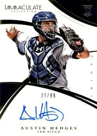 2015 Panini Immaculate Collection #152 - Austin Hedges - San Diego Padres