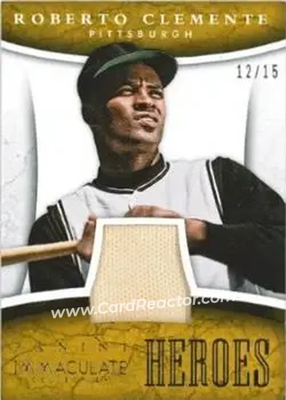 2015 Panini Immaculate Collection - Immaculate Heroes Materials #2 - Bob Clemente - Pittsburgh Pirates - Front