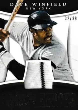 2015 Panini Immaculate Collection - Immaculate Heroes Materials #19 - Dave Winfield - New York Yankees