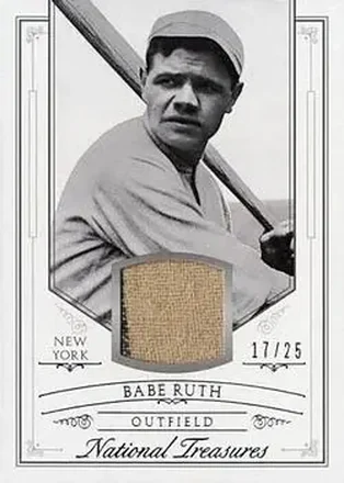 2015 Panini National Treasures #1 - Babe Ruth - New York Yankees