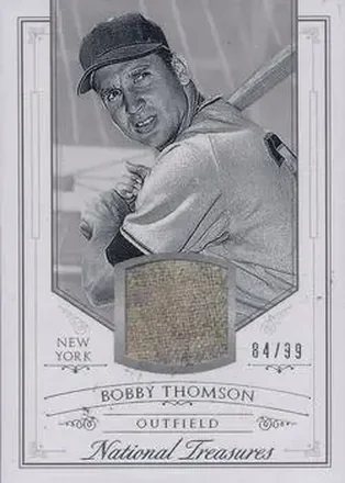 2015 Panini National Treasures #5 - Bobby Thomson - New York Giants