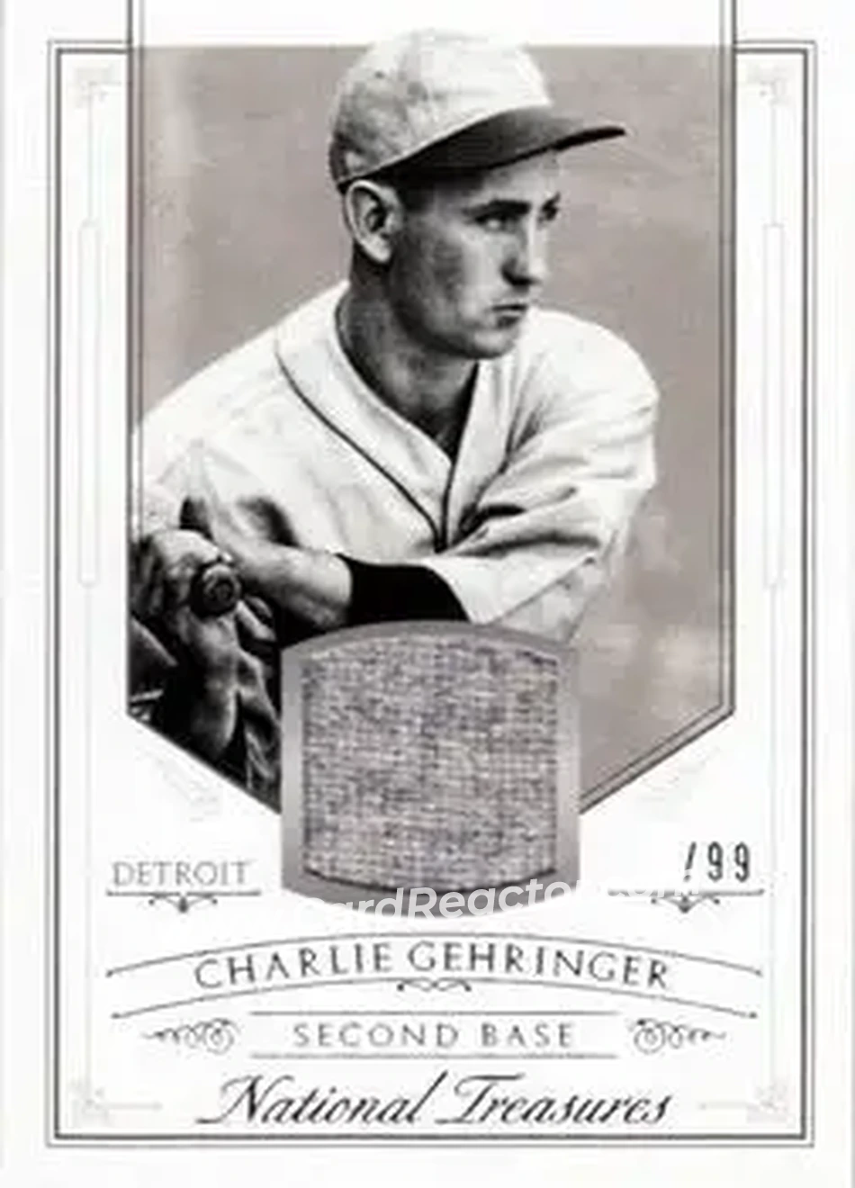 2015 Panini National Treasures #8 - Charlie Gehringer - Detroit Tigers - Front