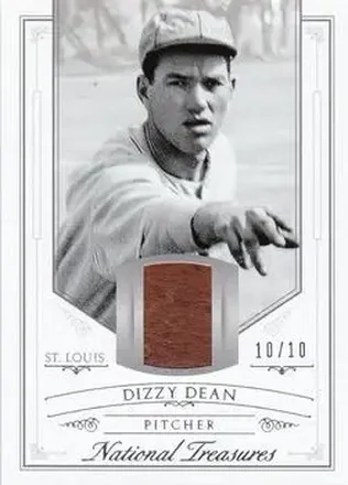 2015 Panini National Treasures #9 - Jerome “Dizzy” Dean - St. Louis Cardinals
